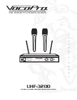 VocoPro UHF-3200 Owner'S Manual preview