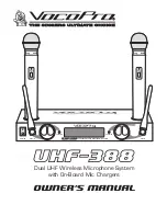 Preview for 1 page of VocoPro UHF-388 Owner'S Manual