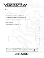 VocoPro UHF-5800 Owner'S Manual preview