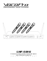 VocoPro UHF-5816 Owner'S Manual preview