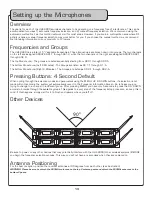 Предварительный просмотр 13 страницы VocoPro UHF-8900 Owner'S Manual