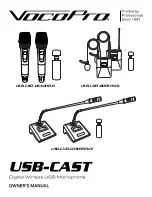 VocoPro USB-CAST Owner'S Manual preview