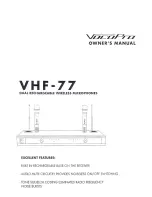 Предварительный просмотр 1 страницы VocoPro VHF-77 Owner'S Manual