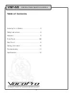 Preview for 2 page of VocoPro VSP-M1 Owner'S Manual