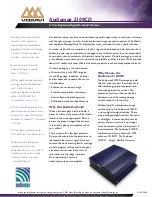 Vodavi Audiomax 5100CD Brochure preview