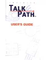 Preview for 1 page of Vodavi infinite TalkPath User Manual