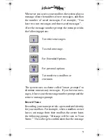 Preview for 9 page of Vodavi infinite TalkPath User Manual