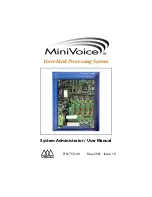 Preview for 1 page of Vodavi MiniVoice User Manual