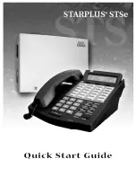 Предварительный просмотр 1 страницы Vodavi Starplus STSe Quick Start Manual