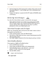 Preview for 121 page of Vodavi XTS Station User Manual