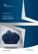 voestalpine Bohler Air User Instruction Manual preview