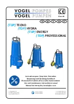 Preview for 1 page of Vogel Pumpen ENERGY 1 Use And Maintenance Instruction Manual