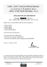 Preview for 11 page of Vogel Pumpen ENERGY 1 Use And Maintenance Instruction Manual