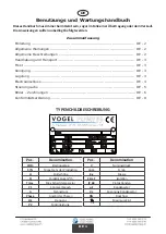 Preview for 12 page of Vogel Pumpen ENERGY 1 Use And Maintenance Instruction Manual