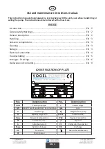 Preview for 30 page of Vogel Pumpen ENERGY 1 Use And Maintenance Instruction Manual