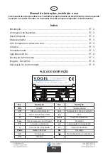 Preview for 39 page of Vogel Pumpen ENERGY 1 Use And Maintenance Instruction Manual