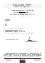 Preview for 47 page of Vogel Pumpen HM 65 Use And Maintenance Instruction Manual