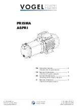 Vogel Aspri Series Instruction Manual предпросмотр