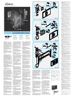 Preview for 1 page of VOGELS EFW 6205 - 6000 SERIES Manual