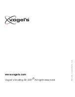 Предварительный просмотр 11 страницы VOGELS SOUND 3205 Manual