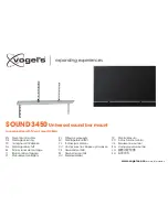 Предварительный просмотр 1 страницы VOGELS SOUND 3450 Mounting Instructions