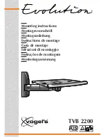 Предварительный просмотр 2 страницы VOGELS TVB 2200 Mounting Instructions