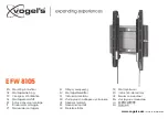 vogel's EFW 8105 Mounting Instructions предпросмотр