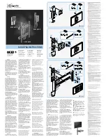 vogel's Evolution EFW 6105 Mounting Instructions preview