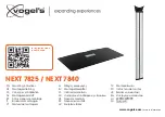 vogel's NEXT 7825 Mounting Instructions предпросмотр