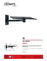 Preview for 1 page of vogel's Original TVB 244 Specifications