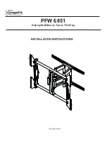 vogel's PFW 6851 Installation Instructions Manual preview