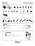 Предварительный просмотр 2 страницы vogel's PFW 6851 Installation Manual