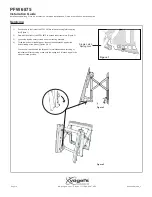 Предварительный просмотр 14 страницы vogel's PFW 6875 Installation Manual