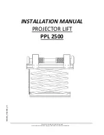 Предварительный просмотр 1 страницы vogel's PPL 2500 Installation Manual