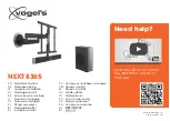 vogel's SoundMount NEXT 8365 Mounting Instructions предпросмотр