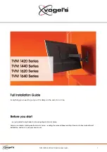 vogel's TVM 1420 Series Full Instruction Manual предпросмотр