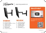 Предварительный просмотр 1 страницы vogel's W5205 Series Mounting Instructions