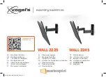 vogel's WALL 2225 Mounting Instructions preview