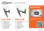 vogel's WALL 2325 Mounting Instructions preview