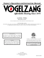 Preview for 1 page of Vogelzang International Colonial TR004 Owner'S Operation And Instruction Manual