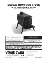 Vogelzang International DELUXE BOXWOOD BX42E Owner'S Manual preview