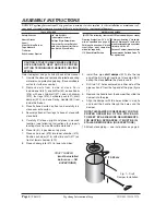 Предварительный просмотр 4 страницы Vogelzang International PB65XL Owner'S Manual