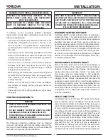 Preview for 6 page of Vogelzang International VG130 Owner’S Instruction And Operation Manual