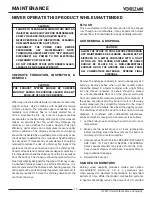 Preview for 15 page of Vogelzang International VG130 Owner’S Instruction And Operation Manual