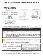 Vogelzang International VG2020-BL Owner’S Instruction And Operation Manual preview