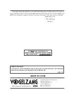 Предварительный просмотр 20 страницы Vogelzang International VG450EL Owner'S Manual