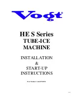 Vogt HE S Series Installation & Start-Up Instructions предпросмотр