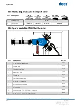 Предварительный просмотр 50 страницы Vogt TurboSpade VTS 50 Translation Of The Original Operating Manual