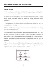 Preview for 3 page of Vogue 330157 Installation Instructions & User Manual