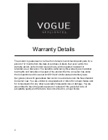 Preview for 4 page of Vogue 330291 Installation Instructions & User Manual